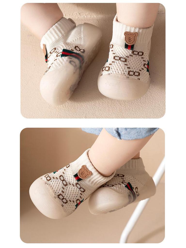 Детская обувь для ходьбы на мягкой подошве из сетки для 0-2 лет, дышащий материал Flyknit, весна/осень