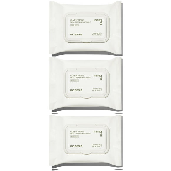 Innisfree Olive Vitamin E Real Cleansing Tissue 30 Sheet (3 Options)