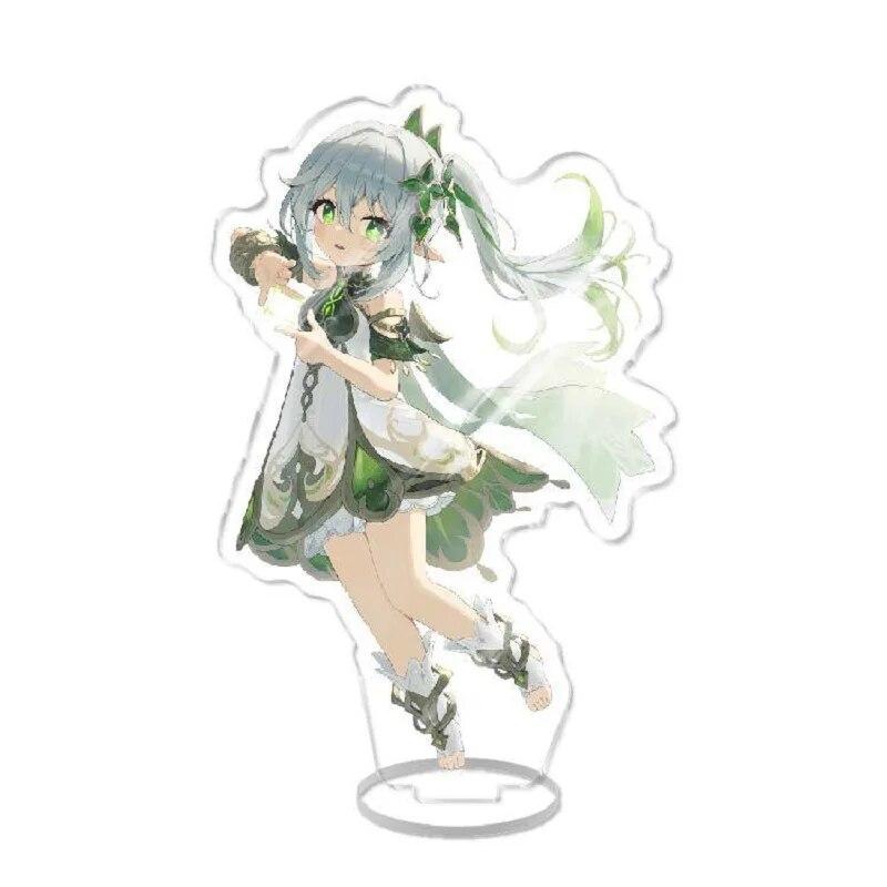 Аниме Genshin Impact фигурки NAHIDA травяной бог Насита прозрачный акриловый бренд GENSHIN вокруг новой живописи подарки