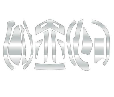 Индивидуальная броня YOROI 25 Alphas BF TW Индивидуальная наклейка Защита от царапин Защита от царапин Катушка с приманкой Индивидуальная прозрачная правая SEAT.JP (Для ручки)