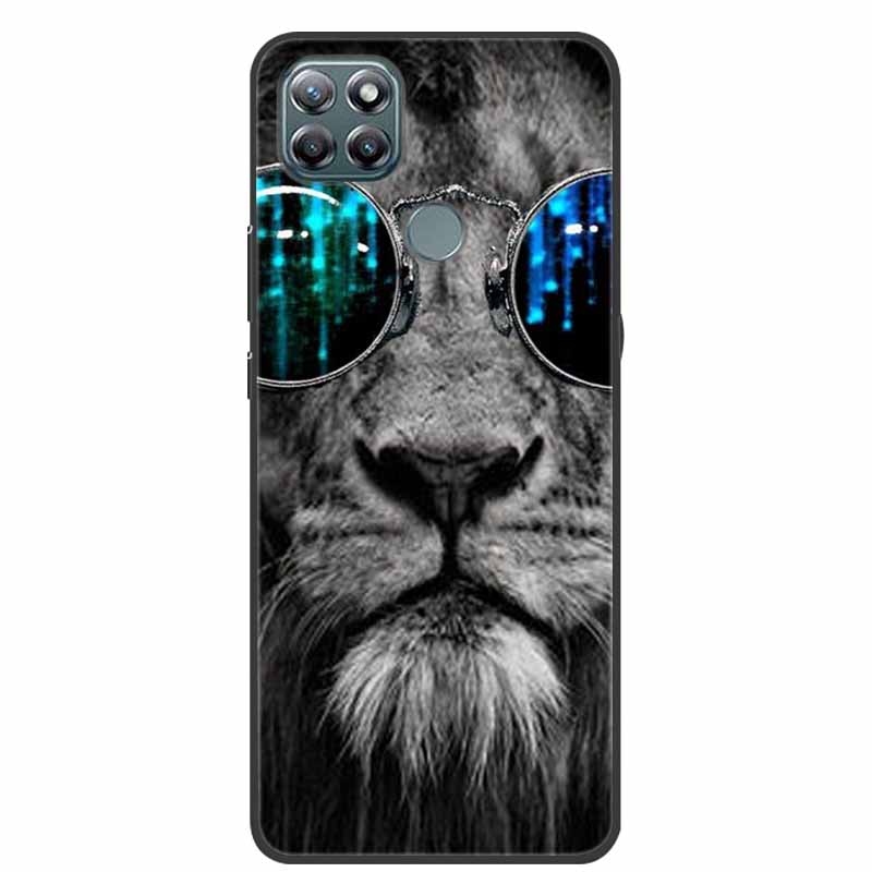 Чехол для Lenovo K12 Pro Мягкий силикон Волк Лев ТПУ Задние крышки для телефона Lenovo K12Pro Сумка Мультяшные Защитные Чехлы Милые