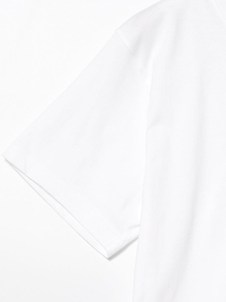 Beams Men's Short Sleeve Printed Logo T-Shirt, 2025 Spring/Summer, White, Size L, 11081083591