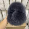 Korean Style Women's Real Fox Fur Earmuffs - Super Warm, Thick, Cute, Furry Winter Ear Covers