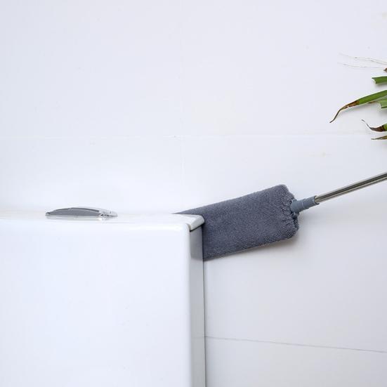 Щетка для пыли для щелей с 3 салфетками из микрофибры, регулируемая, сгибаемая конструкция, телескопическая ручка, выдвижной инструмент для чистки