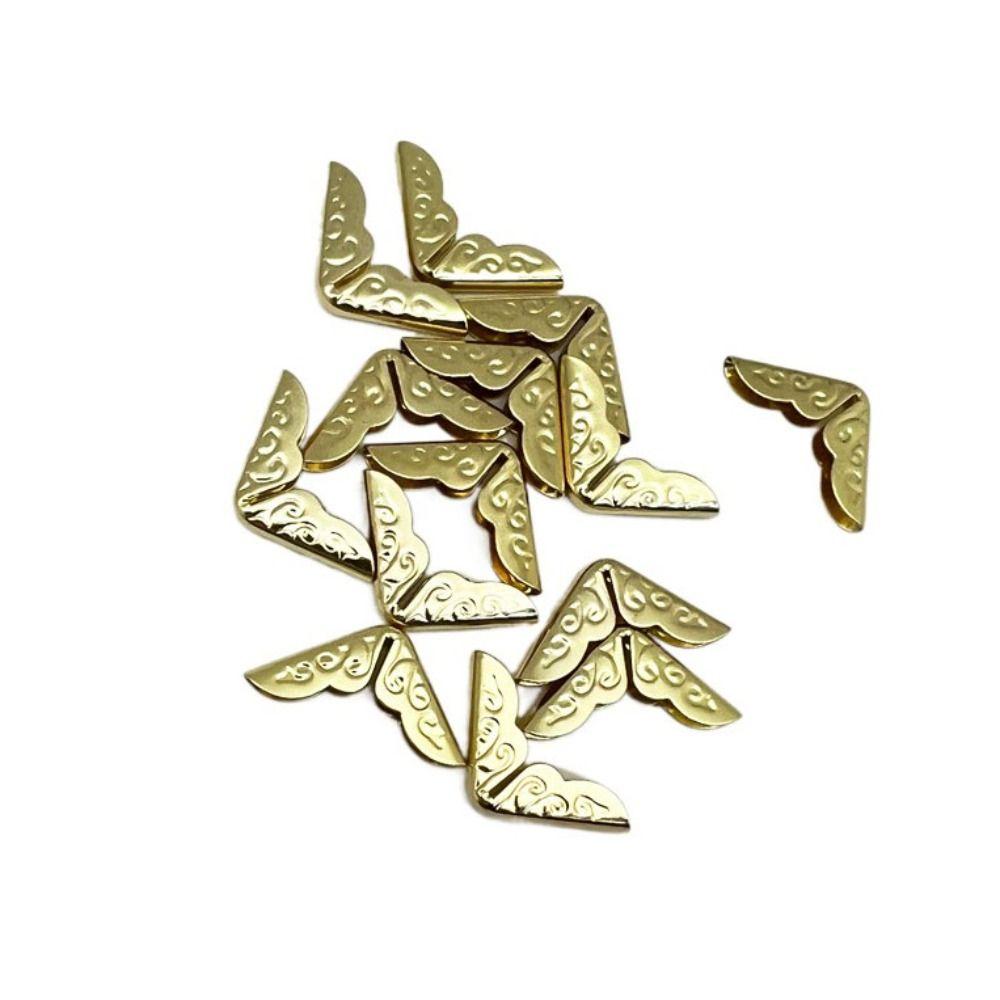 50 шт. DIY протектор для уголков книг винтажные угловые скобы для книг протектор для скрапбукинга дома