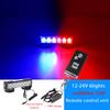 Rechargeable Warning Light Bursting Flash Magnet Portable LED High Brightness Warning Light Barricade Flashing Light