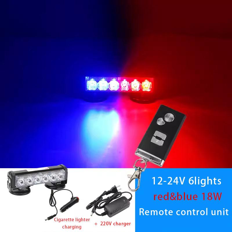 Rechargeable Warning Light Bursting Flash Magnet Portable LED High Brightness Warning Light Barricade Flashing Light