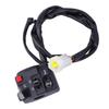 78in Motorcycle Handlebar Switch Horn Button Headlight Turn Signal Fog Lamp Controller
