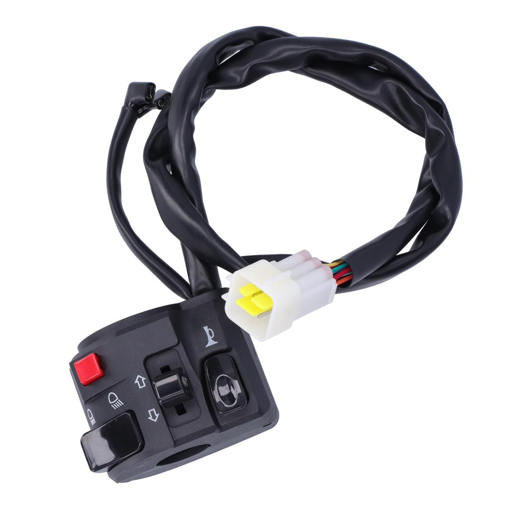 78in Motorcycle Handlebar Switch Horn Button Headlight Turn Signal Fog Lamp Controller