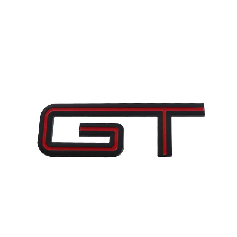 3D Стайлинг автомобиля Логотип GT для Бокового крыла автомобиля Багажник Шильдик Наклейка Эмблема Значок Стикер