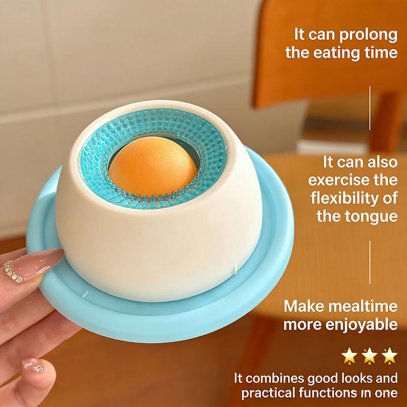 Медленная кормушка-лизун для собаки и кошки, игрушка для обогащения, развивающая головоломка, кормушка для щенков, противоскользящая, для снятия скуки, интерактивный инструмент для кормления