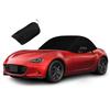 Чехол для автомобиля Mazda Roadster ND5RC на половину кузова и от УФ-лучей, Оксфорд 420D, сумка для хранения, ветрозащитная веревка, снегозащита и защита от жары для гаражного и уличного использования, серебристый