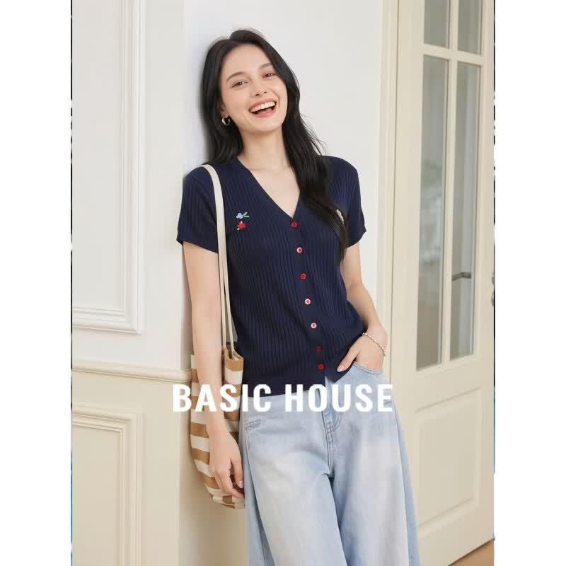 Женский вязаный кардиган Basic House из тенсела