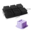 Silicone Cake Mold Square Heart Shapes Mousse Chocolate Desserts Mold Cake Pan Muffin Mold Flexible Baking Tools