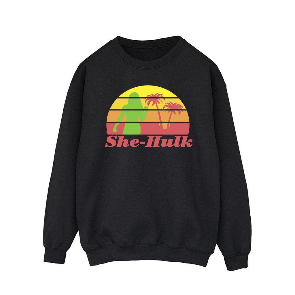 Marvel Mens She-Hulk: Attorney At Law Sunset Flex Sweatshirt