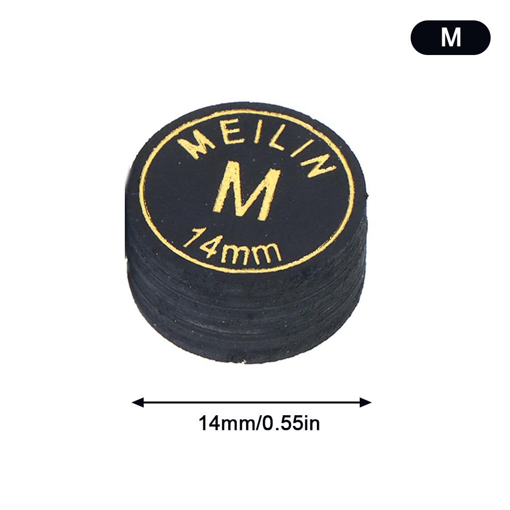 1 шт. H/M/S/SS 14 мм черный многослойный наконечник для кия для девяти клюшек бильярдные принадлежности