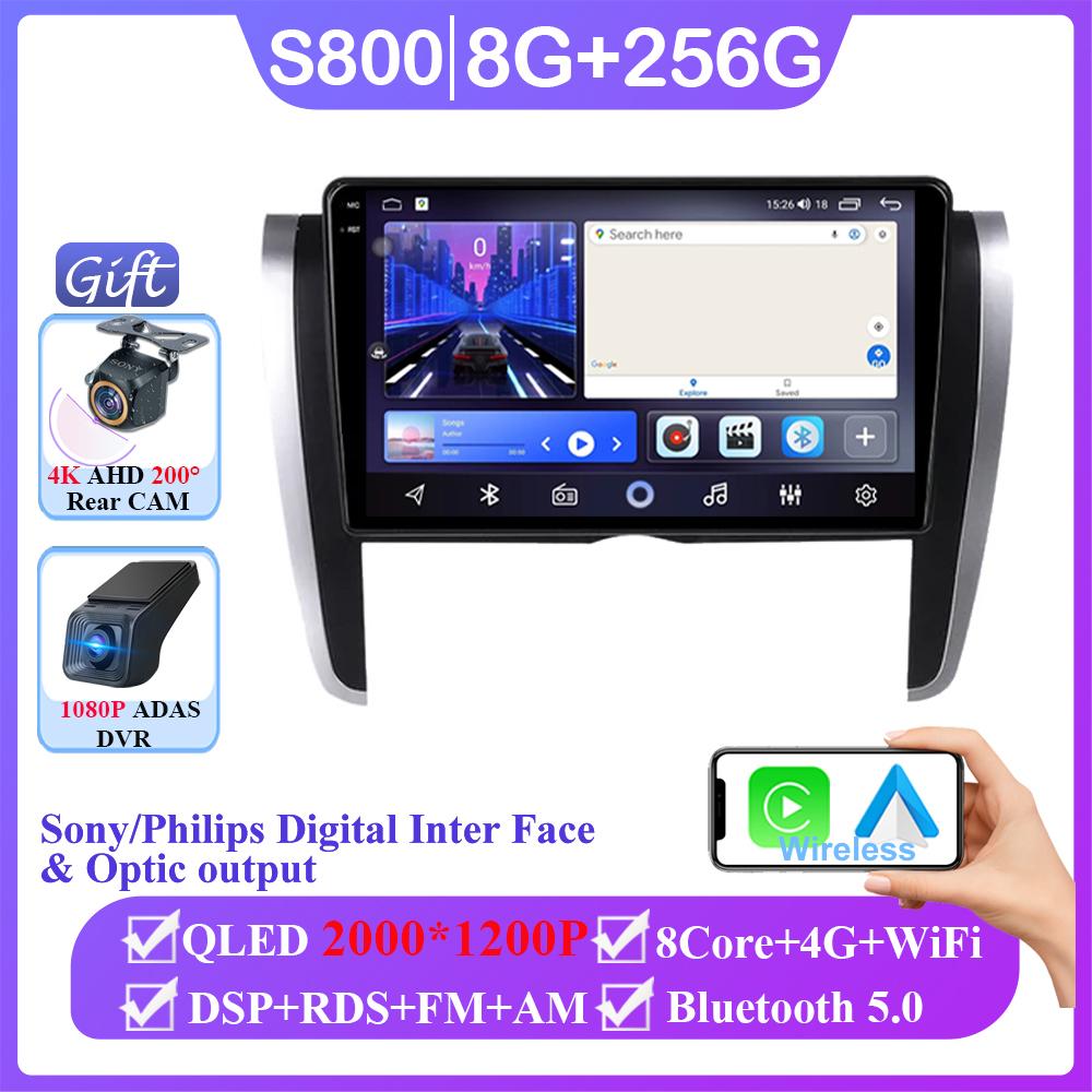 Android 14 для Toyota Allion Premio T260 2007 - 2020 Автомобильный радиоприемник GPS-навигация Мультимедиа Видеоплеер QLED Экран НЕТ 2din DVD