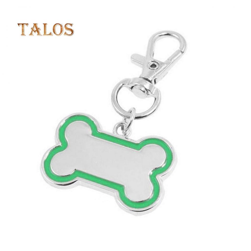 Форма кости, пустое имя телефона, идентификационная бирка для домашнего животного, выгравированный шейный воротник, поводок, подвеска для собак и кошек