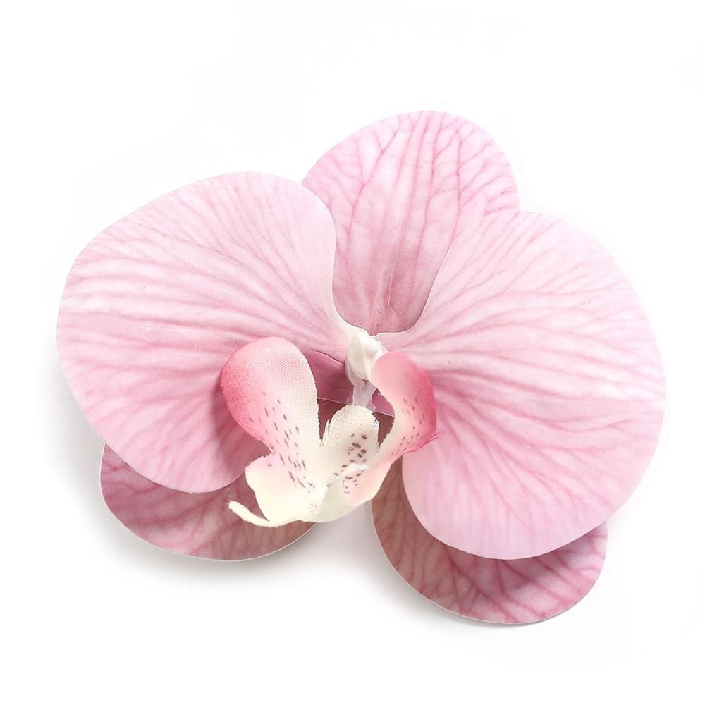 3/5/10 шт. Головки искусственных цветов Орхидея Фаленопсис 8 см, Искусственный цветок для домашнего декора, Свадебное украшение, Аксессуар для гирлянды, Поделки своими руками
