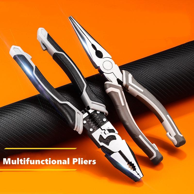 Universal Multifunctional Diagonal Pliers Needle Nose Pliers Motor Repair Tools Universal Wire Cutters Electrician Wire Pliers