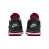 Детские кроссовки Air Jordan 4 Retro PS Bred Reimagined черные огненно-красные цементно-серые BQ7669-006