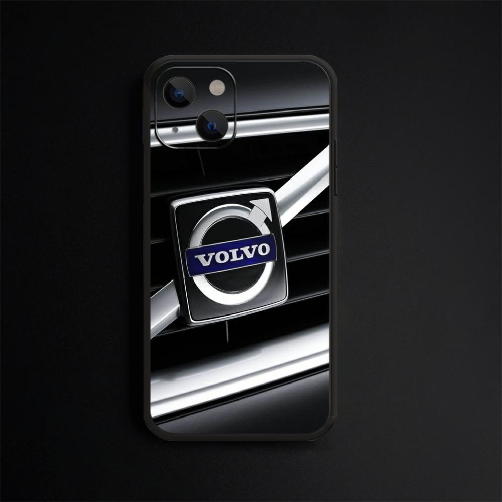 Роскошный модный чехол для мобильного телефона Volvos с логотипом автомобиля для IPhone Samsung Galaxy Xiaomi Redmi Note SA 8 9 10 11 12 13 21 22 Pro Max Plus, черный мягкий
