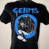 Vtg The GERMS Band Punk Rock Heavy Cotton Black Full Size Shirt BL223
