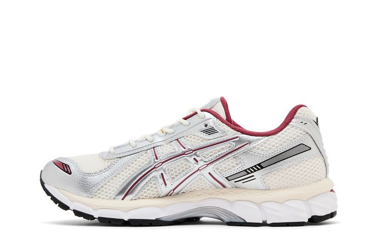 Men's Sneakers ASICS Gel-Kayano 12.1 Silver Burgundy Pure Silver/Burgundy/Cream