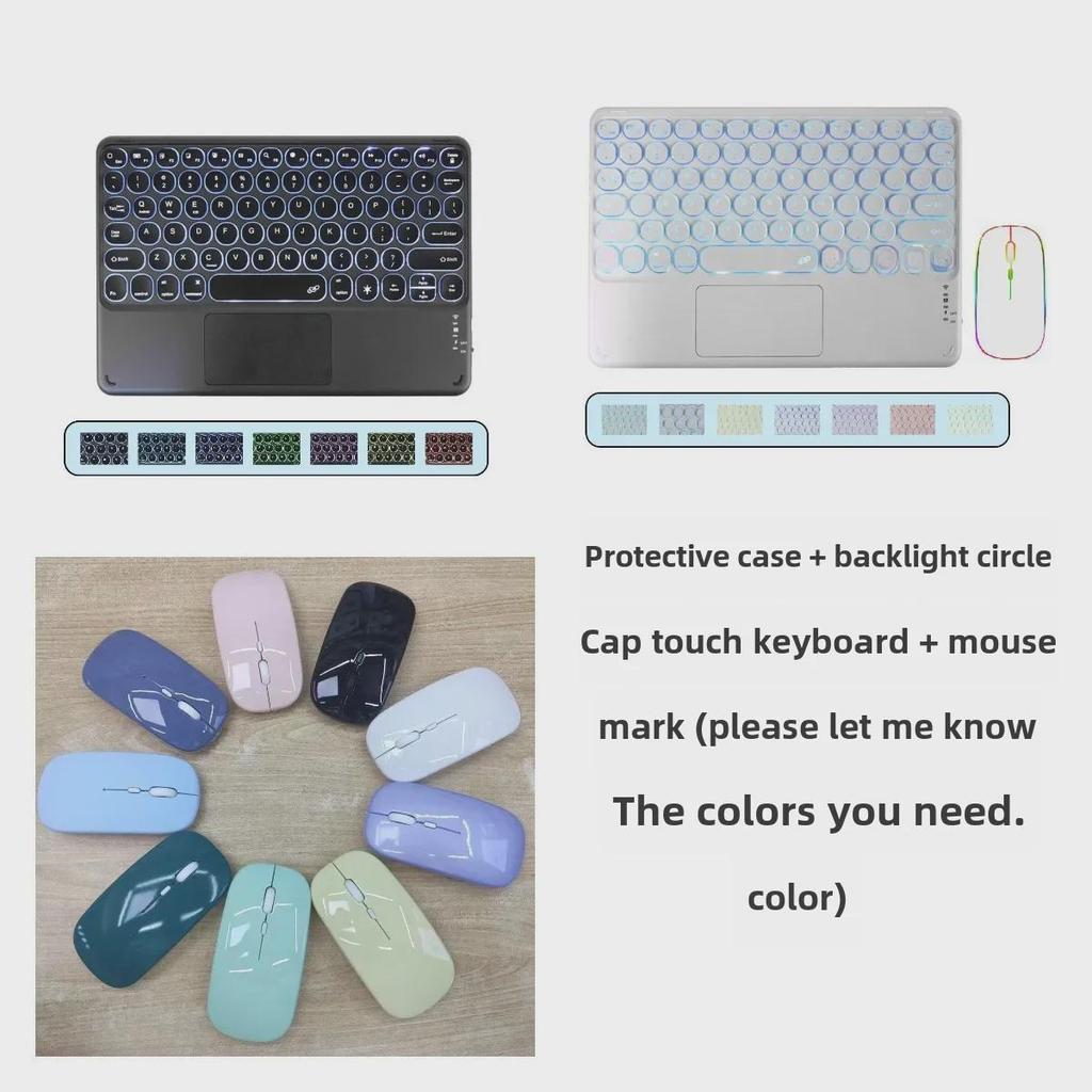 Kuangji Bluetooth Keyboard Case for Samsung Galaxy Tab S9 FE 10.9 Inch