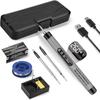 1PC Mini Cordless Soldering Iron Kit USB Portable Soldering Iron with LCD Digital Adjustable Temperature Soldering Gun Kit