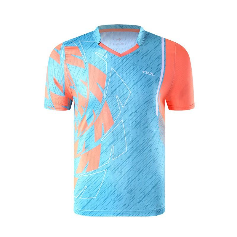 Unisex Short Sleeve Sports Top Badminton Tennis Ping Pong Breathable