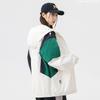 Jacket Tooling Jacket Autumn Splicing Vintage Contrast Hooded Jacket