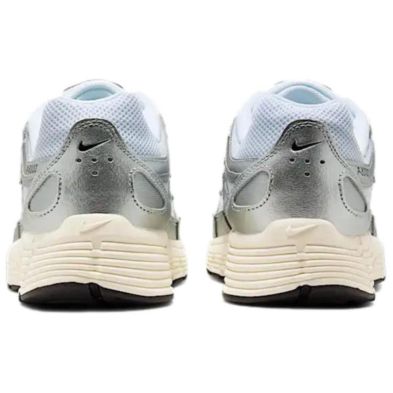 Nike P 6000 Белый Металлик Серебристый Плоский Серебристый Черный Кроссовки CD6404-105