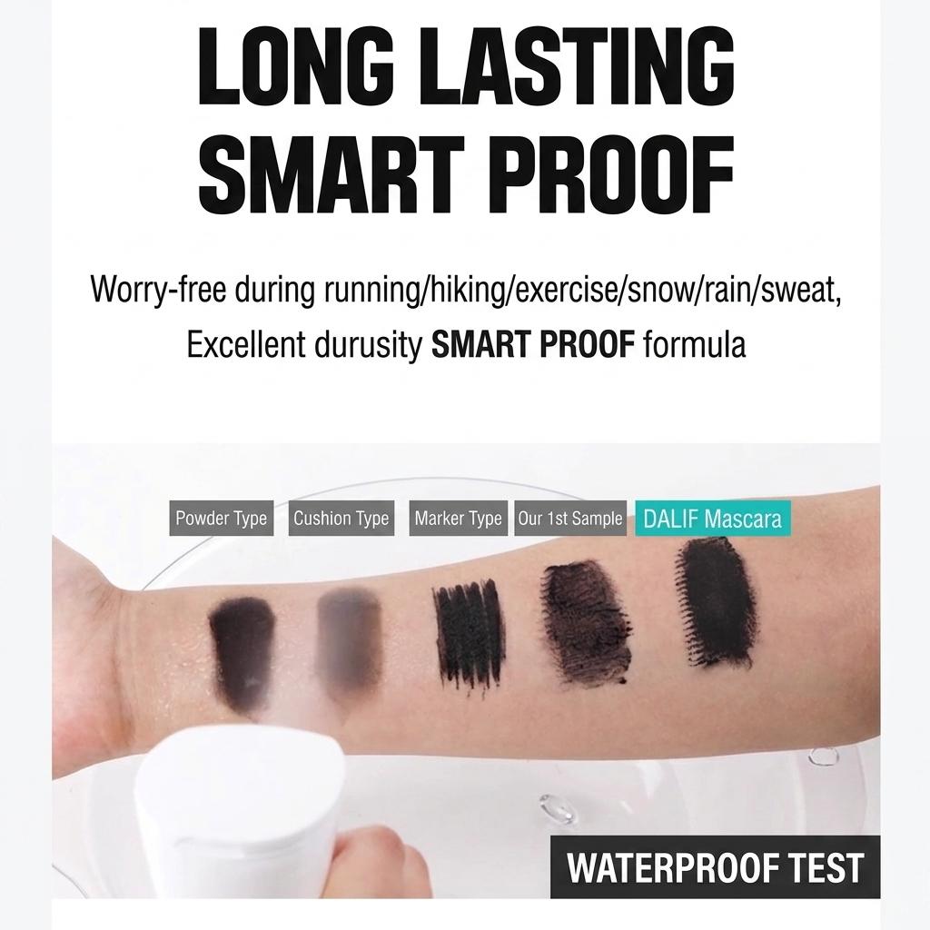 [Daleaf] Gray Hair Color Cover Mascara Set (16g + 8g) - [K-BEAUTY] Instant Root Touch-Up