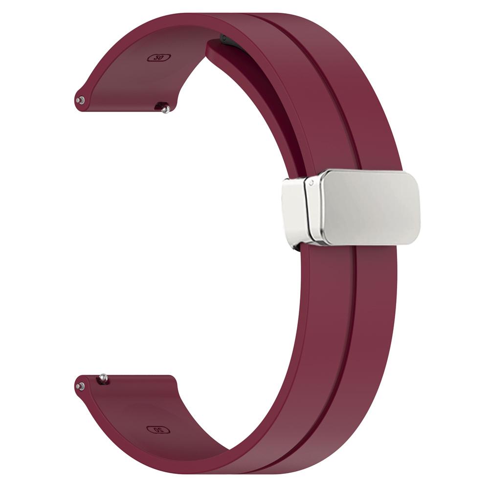 20 мм 22 мм ремешки для часов для Amazfit GTS 4/3/2/2e/GTS2 Mini/GTR 4/Pro/helio Магнитная петля силиконовый браслет Amazfit bip 3 5 6 ремешок