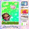 Gabby’s Dollhouse Diamond Painting Kit 5D Full Drill DIY Diamond Mosaic Wall Art Home Decor