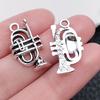 Vintage Music Instrument Charms Alloy Pendant DIY Bracelet Necklace Keychain Craft Jewelry Supplies