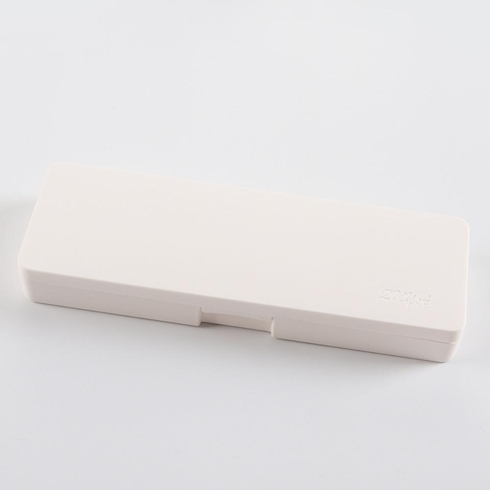 Frosted Pencil Box Plastic Stationery Storage Box School Office Supplies Pencil Case Students