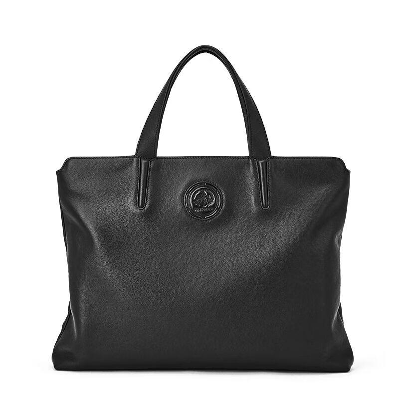 Мужской деловой портфель Bostanten из натуральной кожи