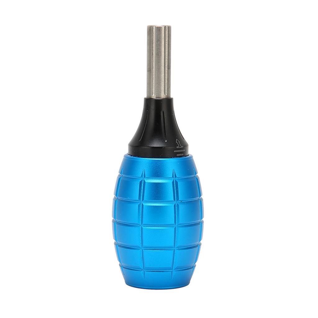 Tattoo Cartridge Grip 3.1cm1.2in Handle Diameter Rotatable Scaled Electroplated Aluminum Alloy