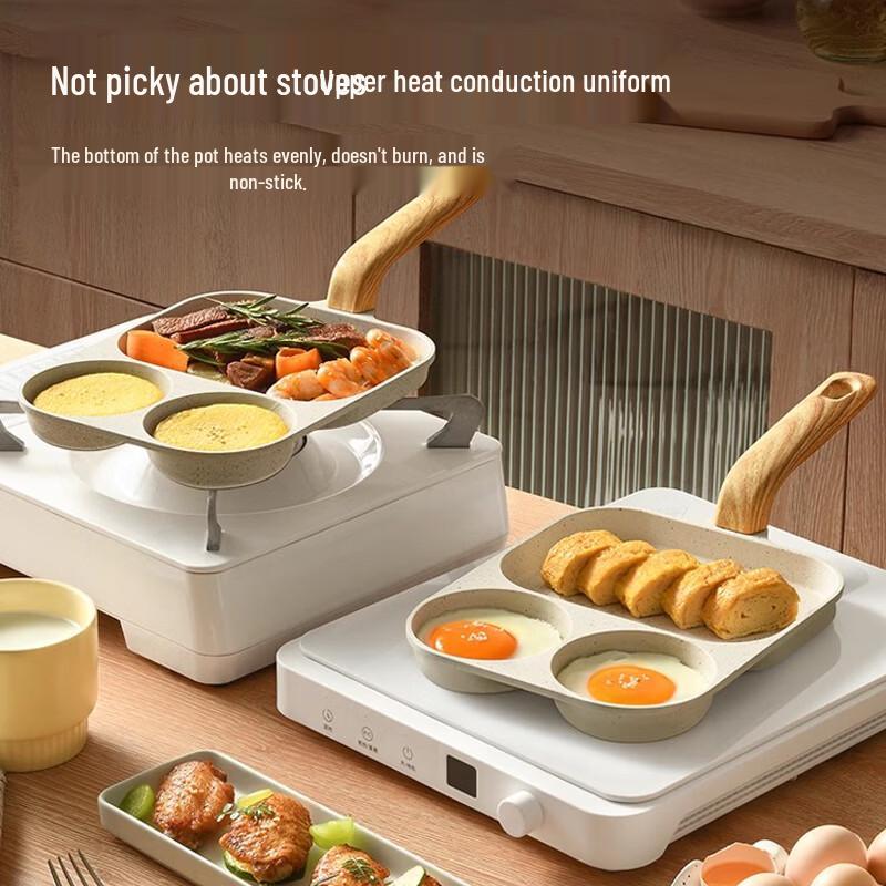 Zhishi 3-in-1 Non-stick Breakfast Pan