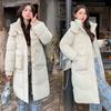 Пуховик женский 2025 осень/зима новый корейская версия большого размера свободный средней длины хлопковый жакет стеганый жакет