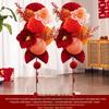 Decorative Wedding Fan Flower Column Set for Wedding and Engagement Room Arrangements