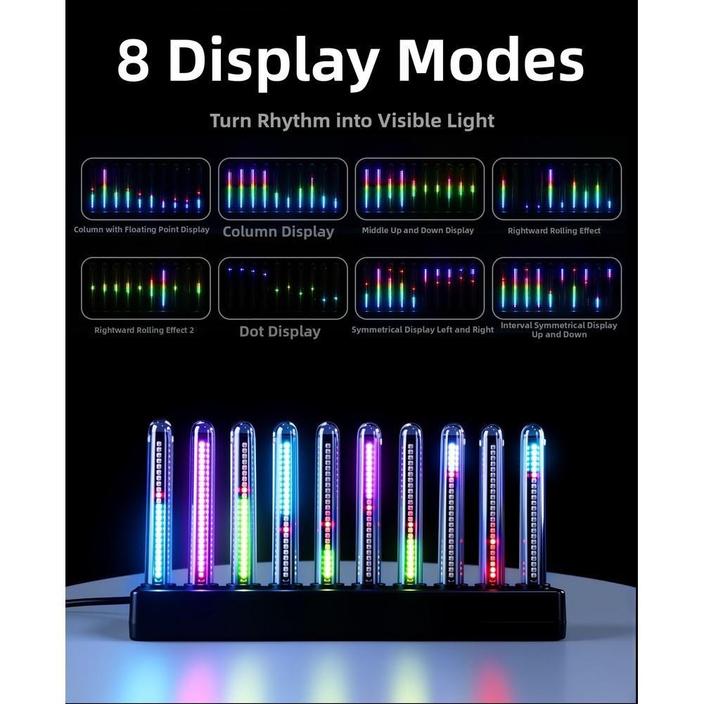RGB LED Аудио ДЛЯ СПЕКТРА Активируемый звуком Музыкальный Визуализатор Игровая Комната Свет Голосовая активация Музыкальная Ритм-Лампа