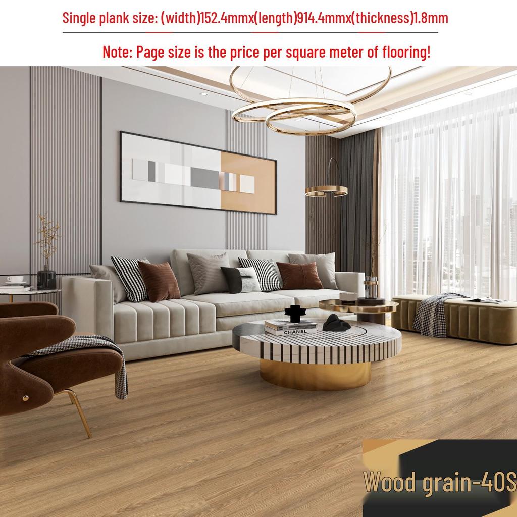 Самоклеящаяся водонепроницаемая виниловая наклейка для пола под камень: Толстое, износостойкое ПВХ-покрытие для спален