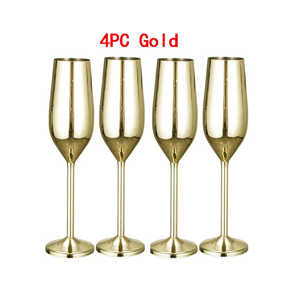 2/4 PC 304 нержавеющая сталь бокалы для вина флейта шампанское бокал креативный коктейльный бокал для вечеринки барная посуда кухонные принадлежности ресторан