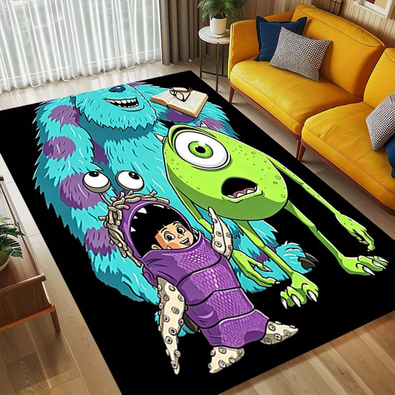 Коврик для гостиной Monsters, нескользящий, мягкий ковер для спальни, игровой комнаты, дивана, офиса, домашнего декора, коврик для прихожей, рождественский подарок C926533