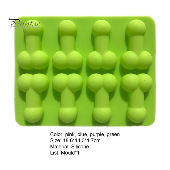 Антипригарная форма для торта, гибкая пищевая уникальная уникальная сексуальная форма для пениса, форма для кубиков льда, бытовые принадлежности