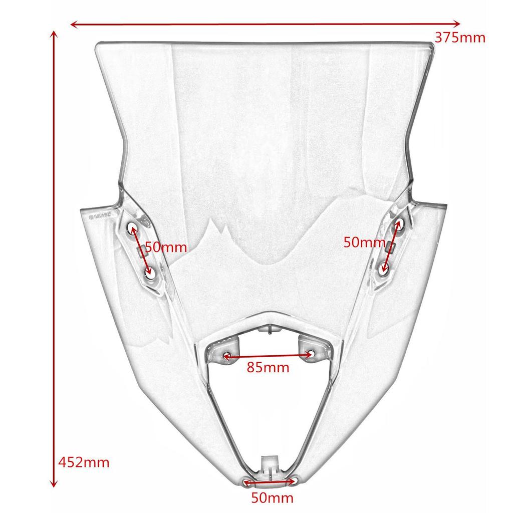 Motorcycle Windshield Replaces Part Windscreen for Kawasaki Ninja Accs