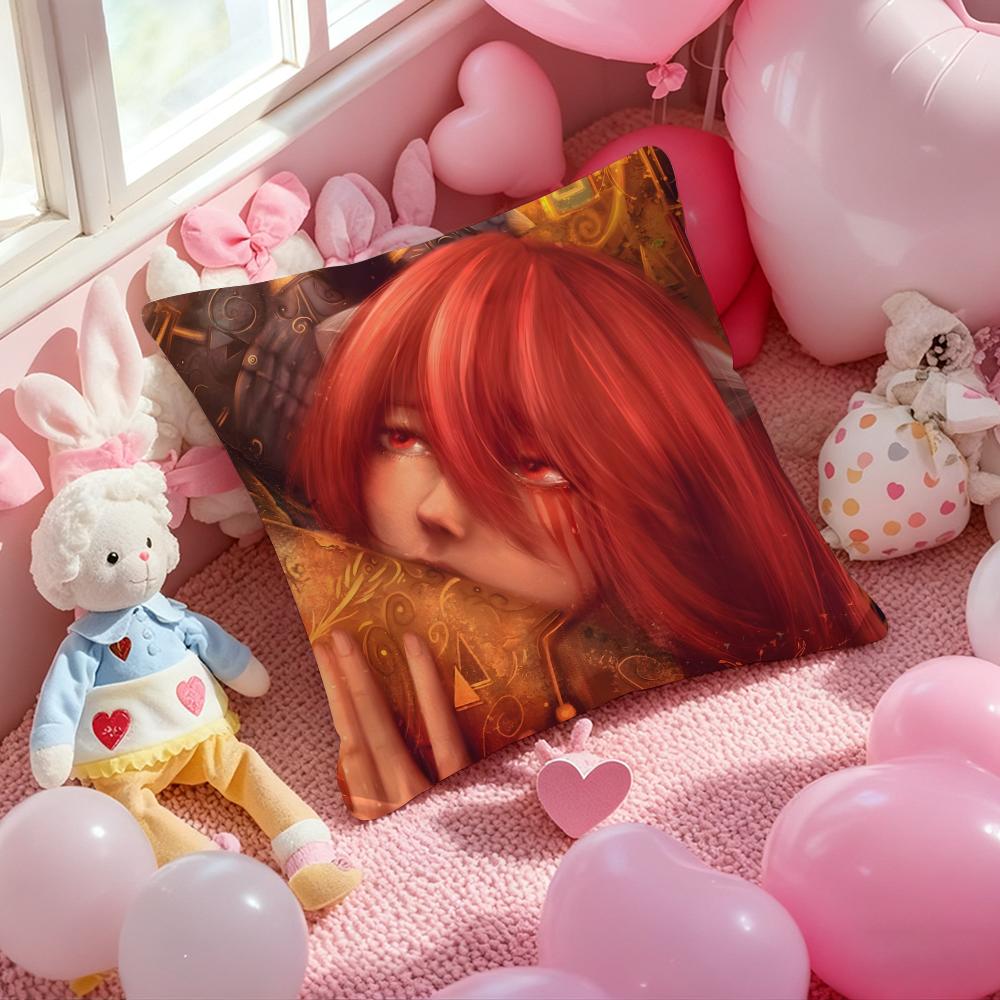 Аниме E-Elfen L-Lied Наволочка с принтом узора для дивана в гостиной и декора спальни